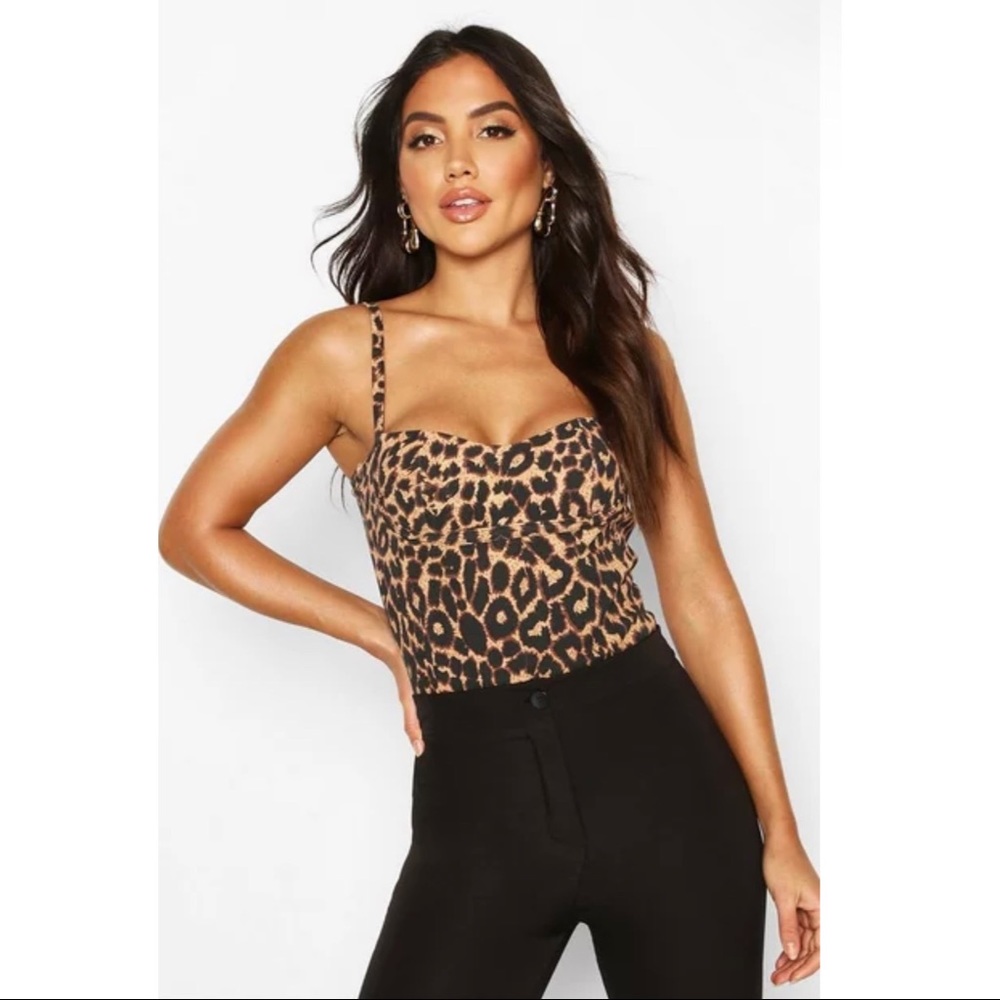 Animal print bodysuit